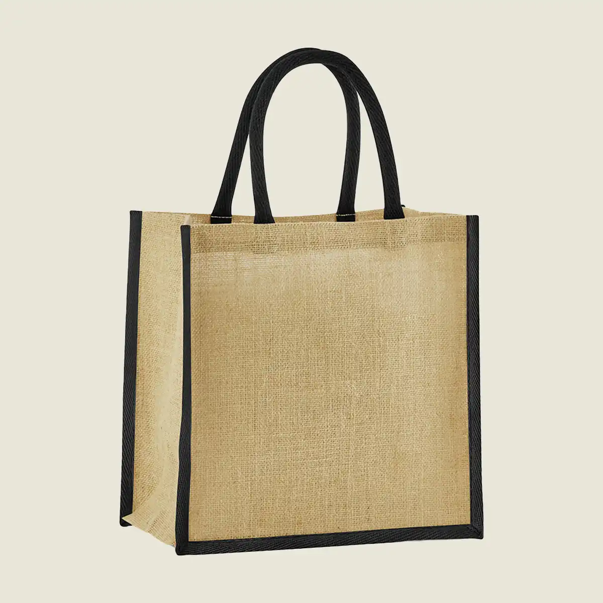 Show details for Westford Mill Natural Starched Jute Mini Gift Bag (W477)