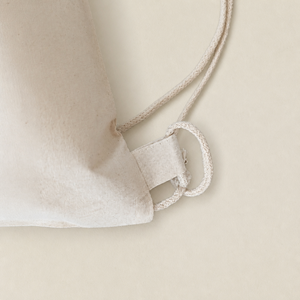 Show details for 5oz Recycled Natural Cotton Drawstring Bags - Plain