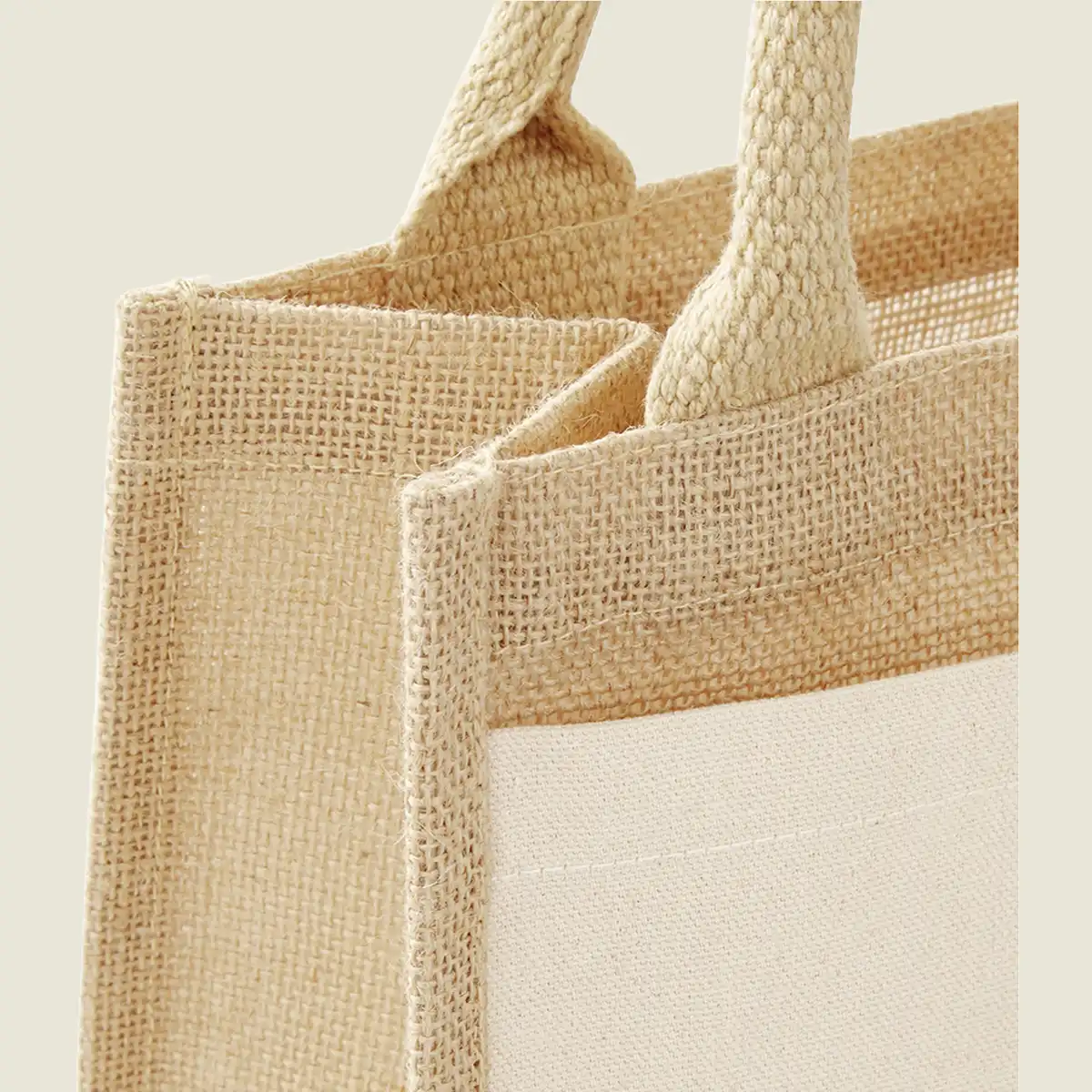 Show details for Westford Mill Pocket Jute Gift Bag (W425)