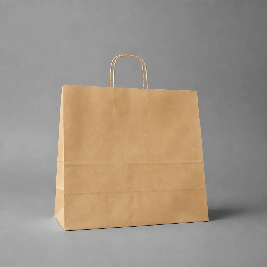 Show details for Copy of FSC® Twisted Handle Kraft Paper Bags - Plain