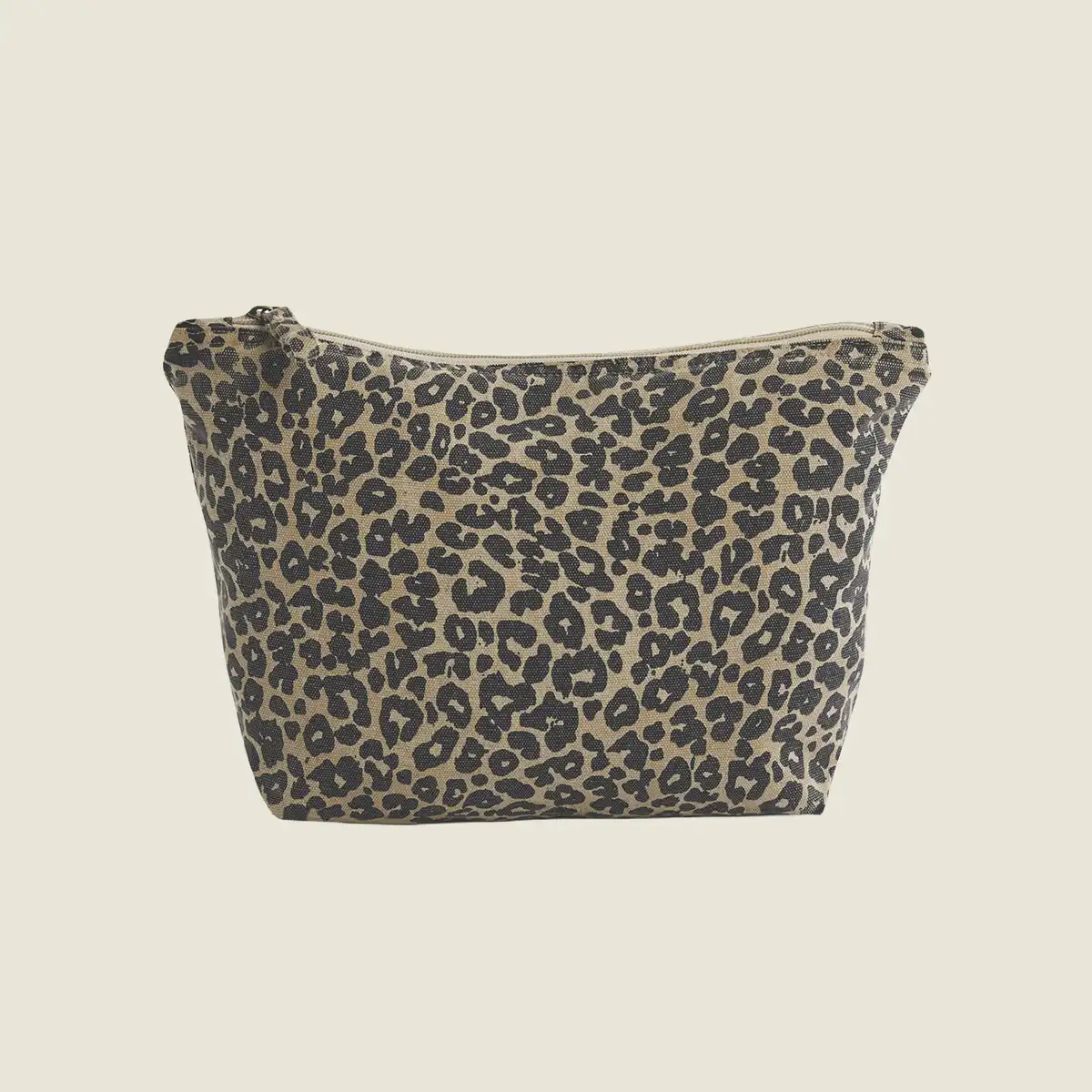 Show details for Westford Mill Leopard Print Canvas Accessory Bag (W330)
