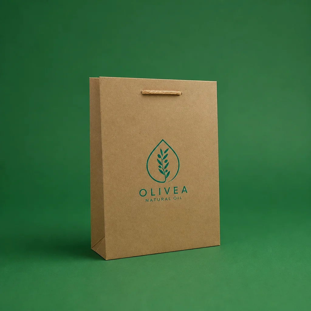 Show details for FSC® Fast Track Luxury Kraft Paper Bags with Rope Handles