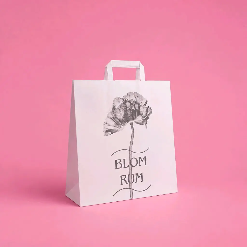 Show details for Bespoke Flat Handle Paper Bags