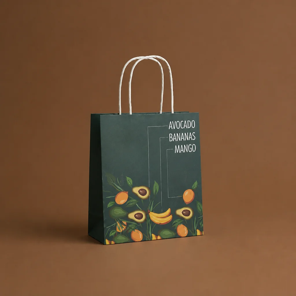 Show details for Express Delivery Twisted Handle Paper Bags – Litho Printed 