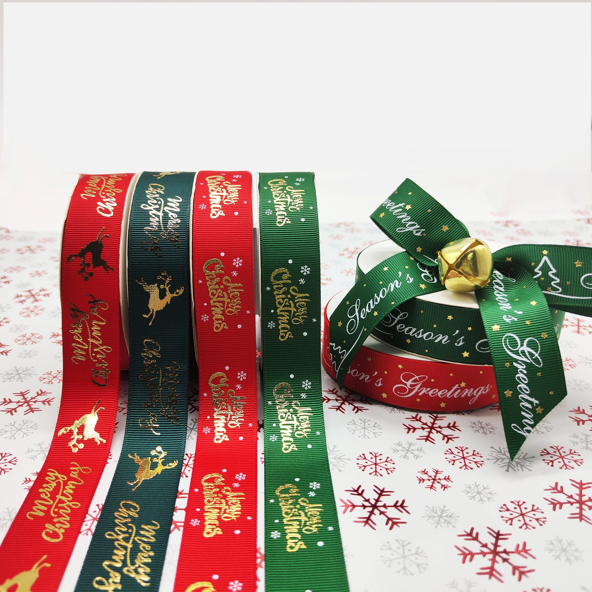 Show details for Printed Grosgrain Ribbon