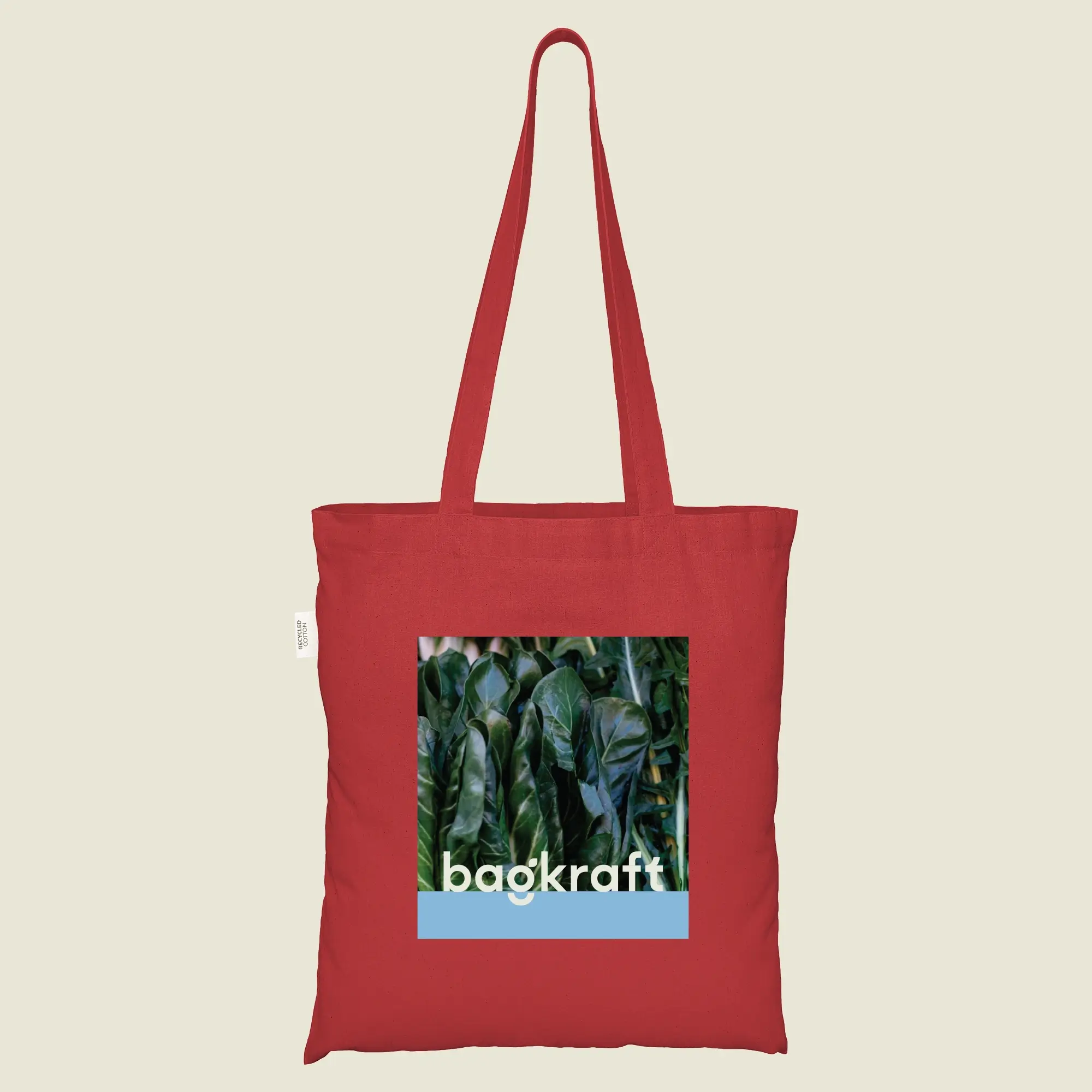 Show details for Coloured Recycled Cotton Bags - Full Colour Print