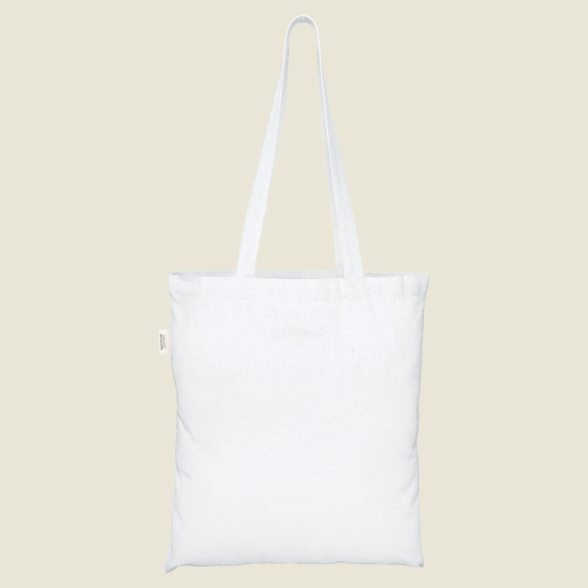Show details for 5oz Recycled Natural Cotton Tote Bags - Plain