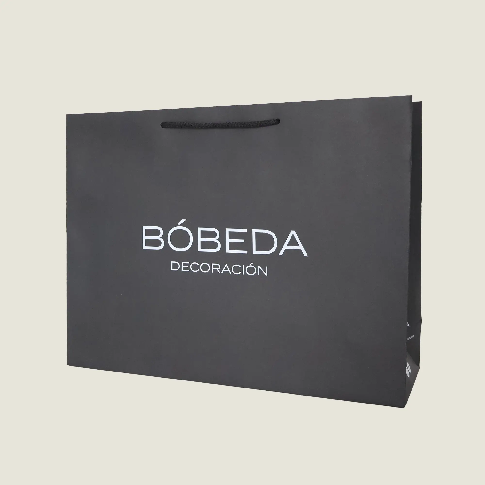 Show details for Bespoke Luxury Black Dyed Paper Bags