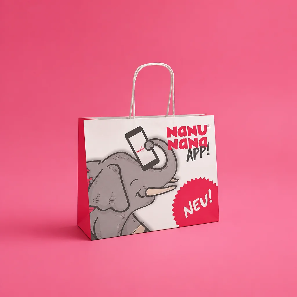 Show details for Express Delivery Twisted Handle Paper Bags – Litho Printed 
