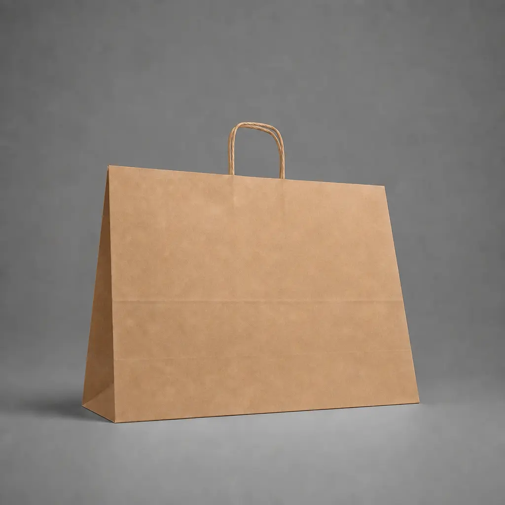 Show details for Copy of FSC® Twisted Handle Kraft Paper Bags - Plain