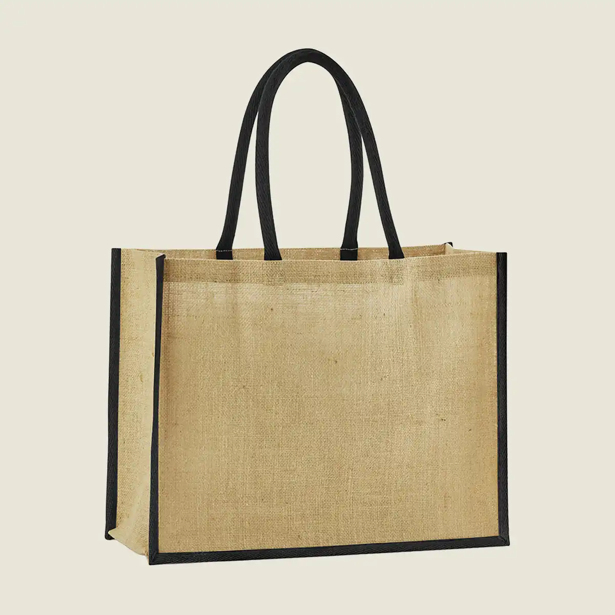 Show details for Westford Mill Natural Starched Jute Classic Shopper (W470)