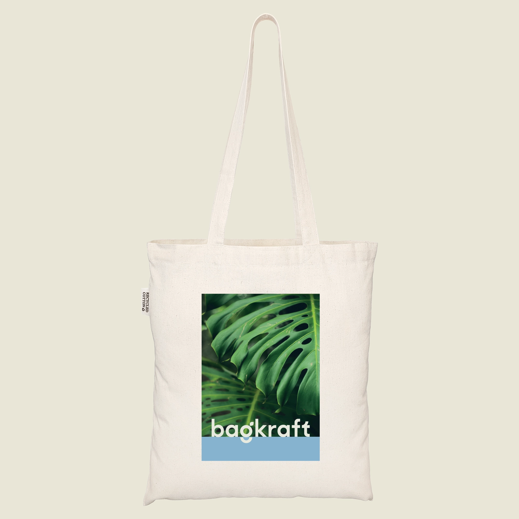 Show details for Natural Recycled Cotton Bags - Full Colour Print