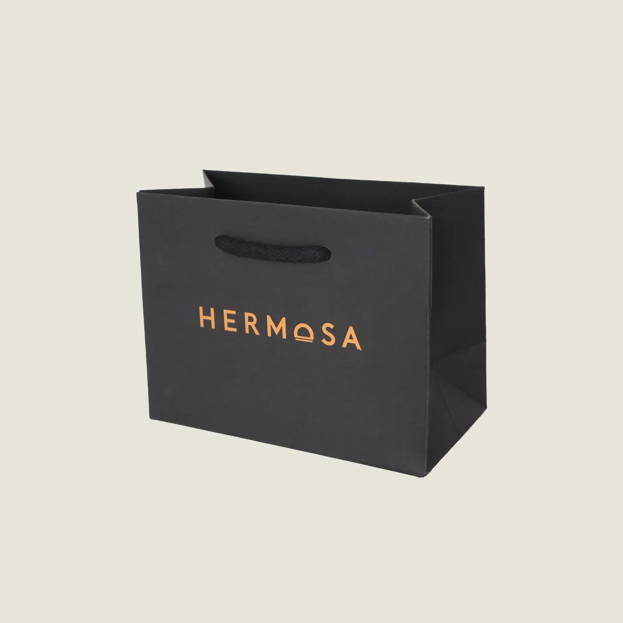 Show details for Bespoke Luxury Black Dyed Paper Bags