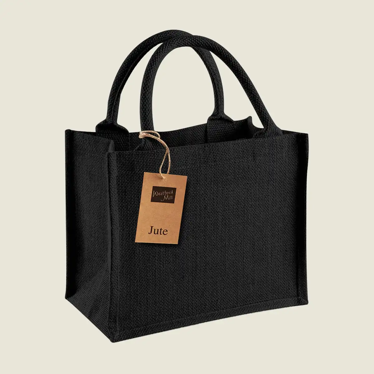 Show details for Westford Mill Jute Mini Gift Bag (W412)