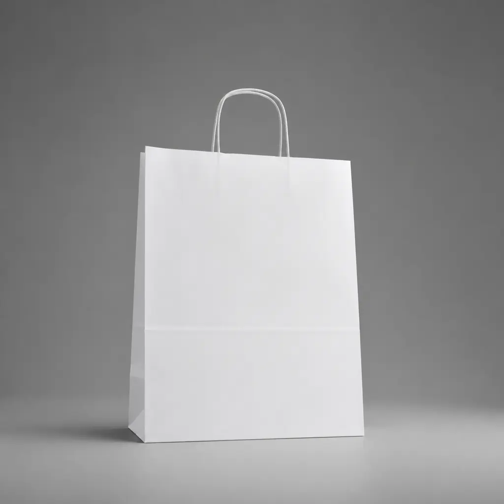 Show details for FSC® Twisted Handle Kraft Paper Bags - Plain