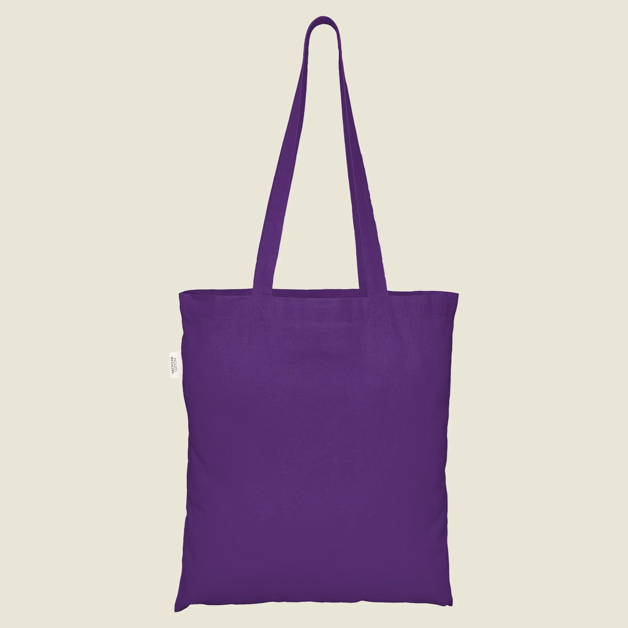 Show details for 5oz Recycled Coloured Cotton Tote Bags - Plain