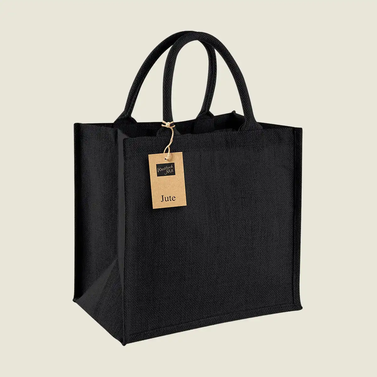 Show details for Westford Mill Jute Midi Tote Bag (W413)