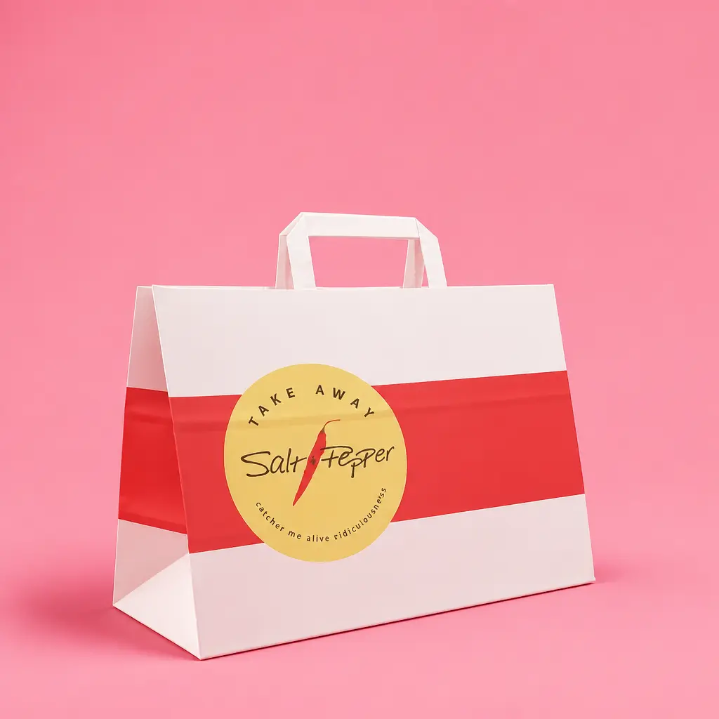 Show details for Bespoke Flat Handle Paper Bags