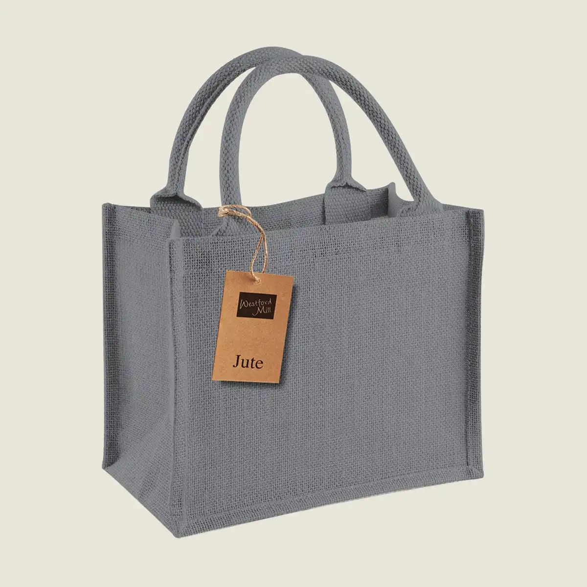 Show details for Westford Mill Jute Mini Gift Bag (W412)