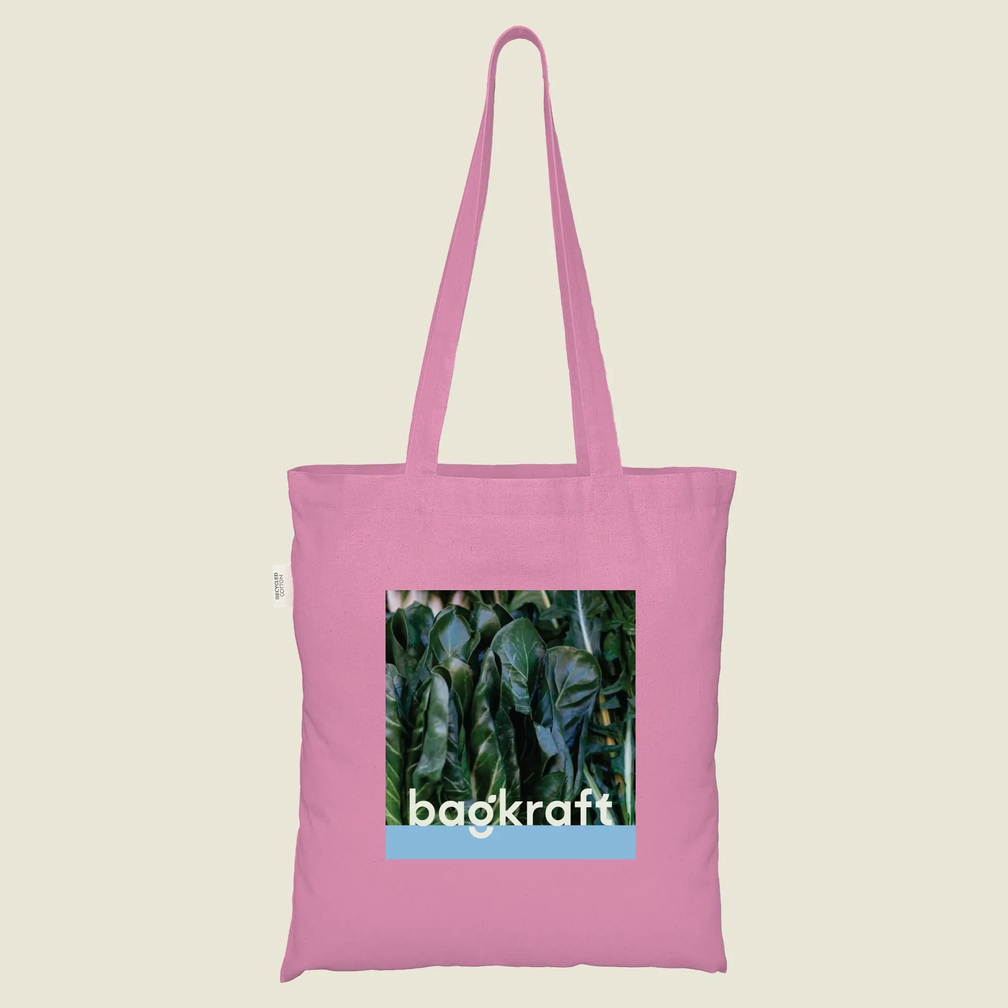 Show details for Coloured Recycled Cotton Bags - Full Colour Print - st
