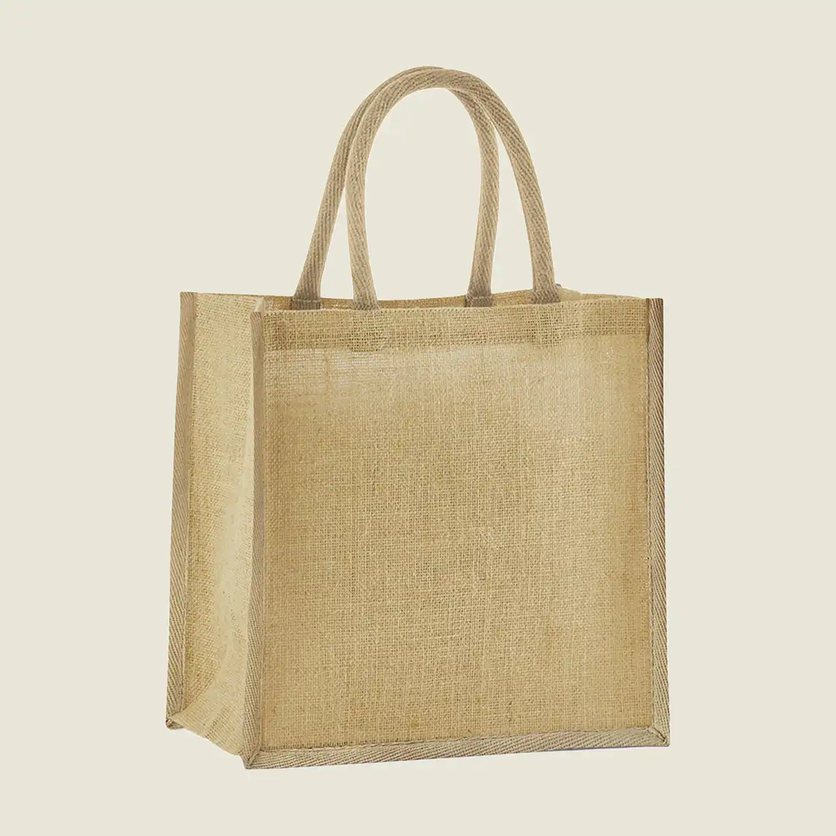 Show details for Westford Mill Natural Starched Jute Mini Gift Bag (W477)