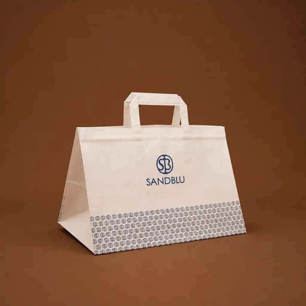 Show details for Bespoke Flat Handle Paper Bags
