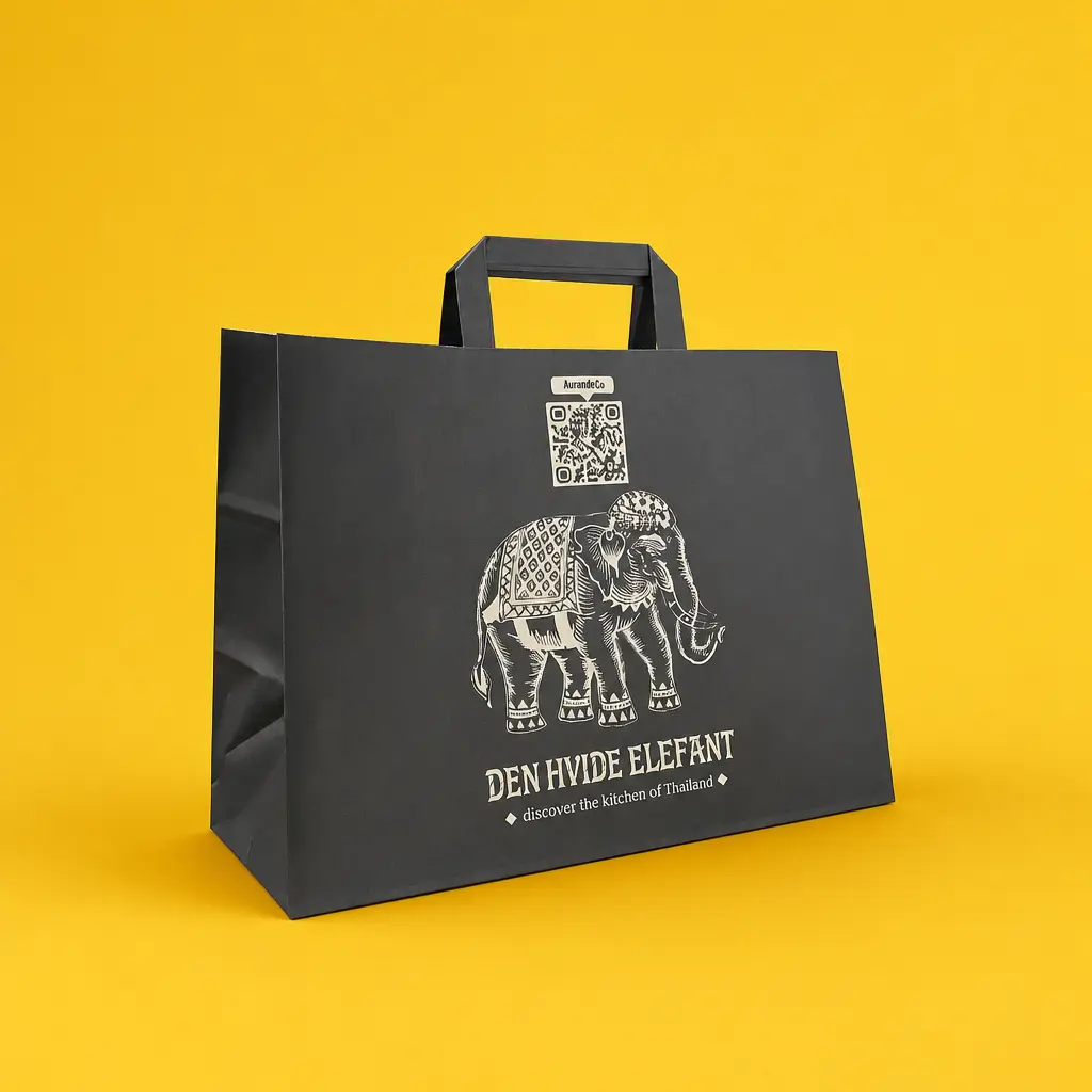 Show details for Bespoke Flat Handle Paper Bags