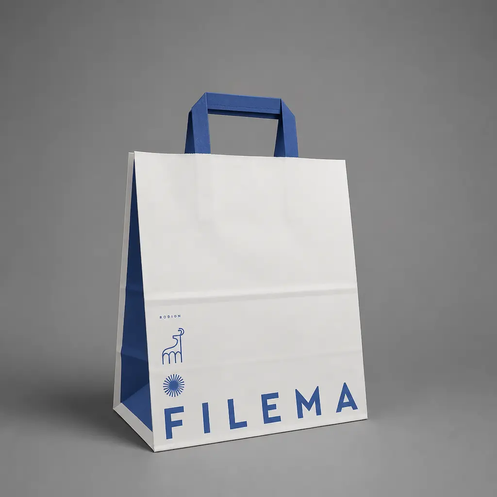Show details for Bespoke Flat Handle Paper Bags