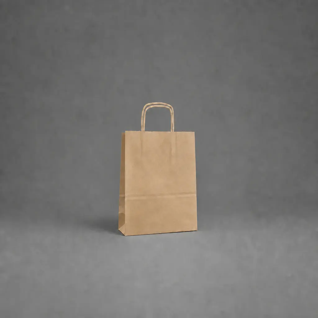 Show details for Copy of FSC® Twisted Handle Kraft Paper Bags - Plain