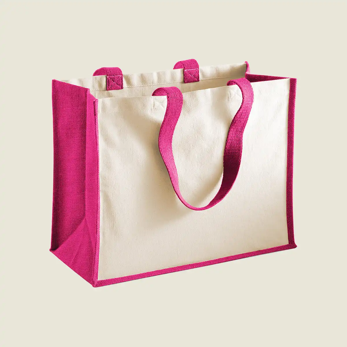 Show details for Westford Mill Printers Jute Classic Shopper (W422)