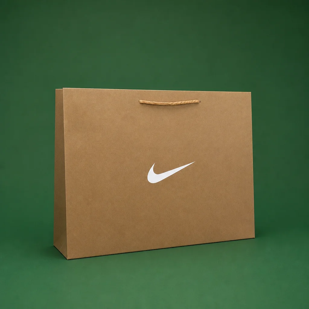 Show details for FSC® Fast Track Luxury Kraft Paper Bags with Rope Handles