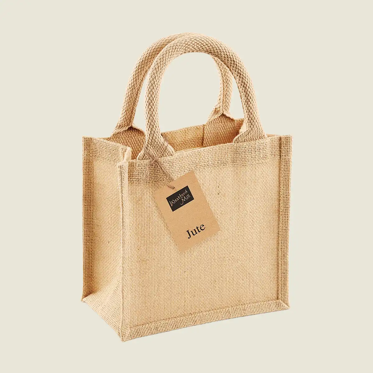 Show details for Westford Mill Jute Petite Gift Bag (W411)