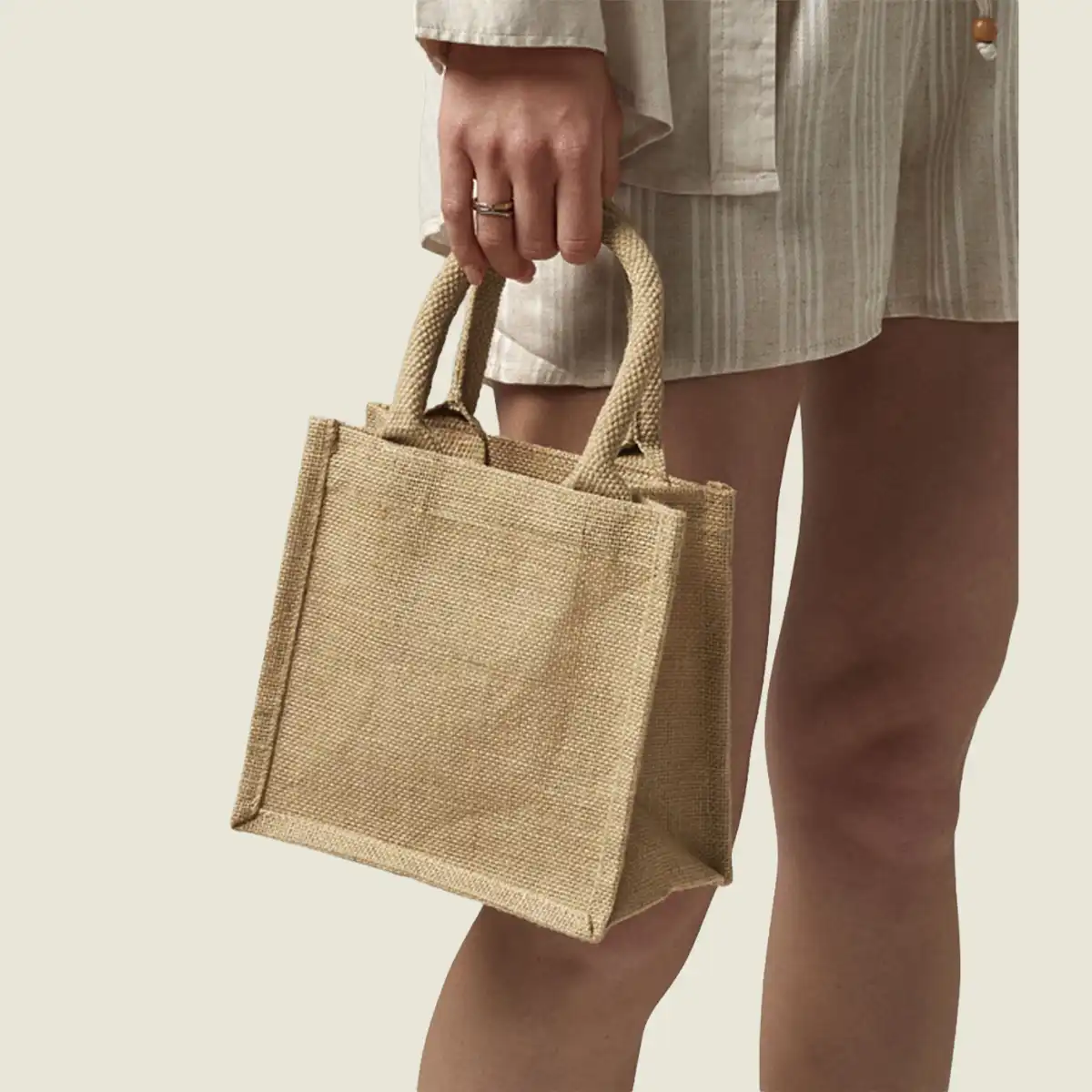 Show details for Westford Mill Jute Petite Gift Bag (W411)