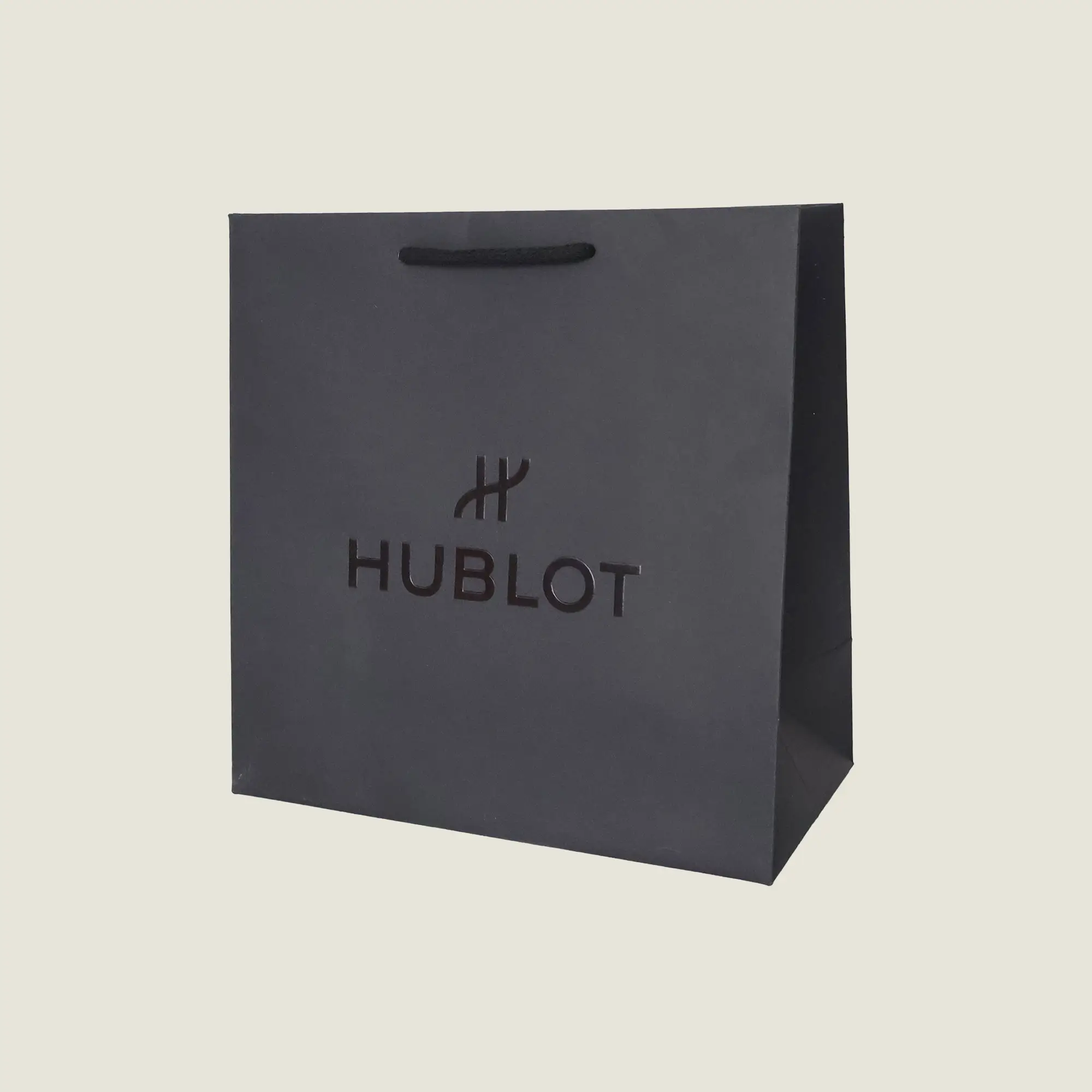 Show details for Bespoke Luxury Black Dyed Paper Bags