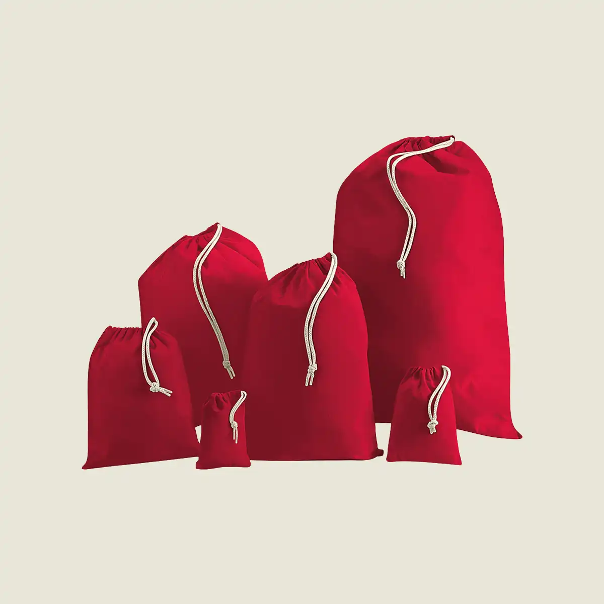 Show details for Westford Mill Cotton Stuff Bag (W115)