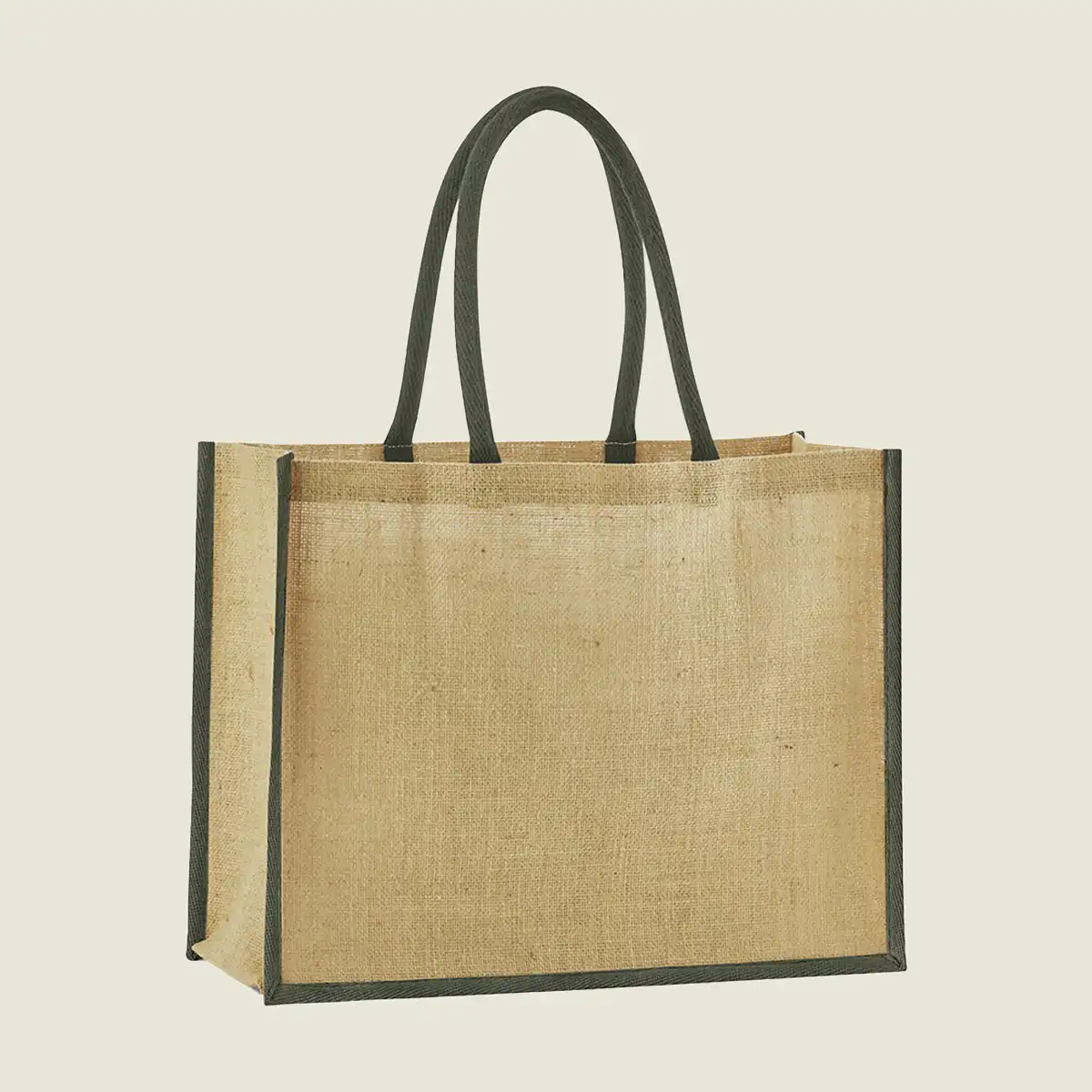 Show details for Westford Mill Natural Starched Jute Classic Shopper (W470)