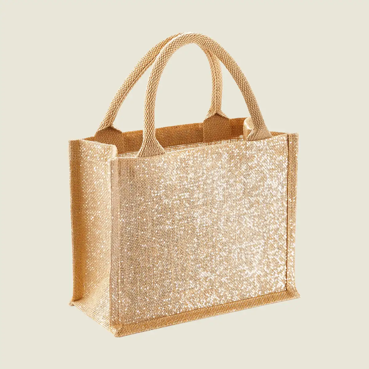 Show details for Westford Mill Shimmer Jute Mini Gift Bag (W431)