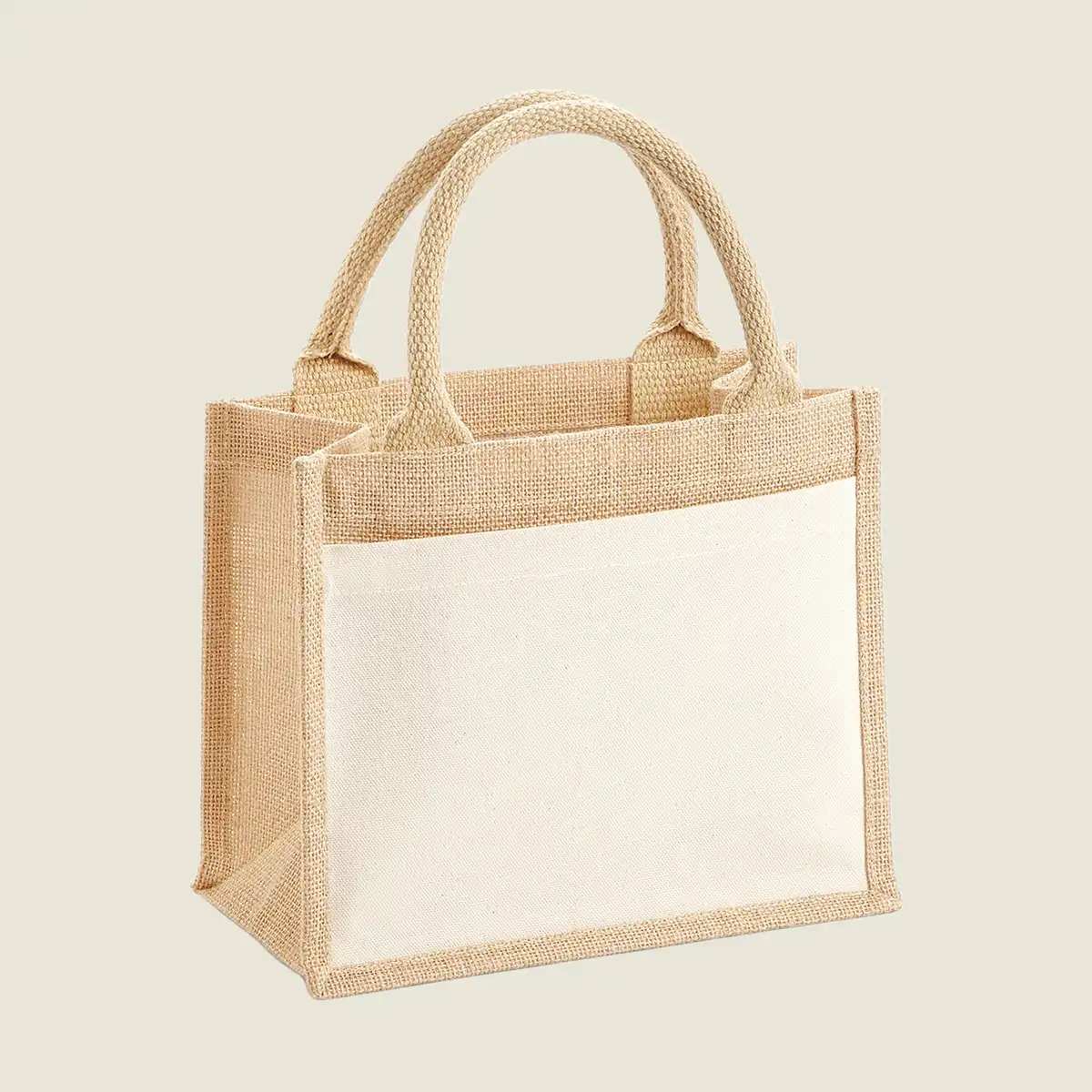 Show details for Westford Mill Pocket Jute Gift Bag (W425)